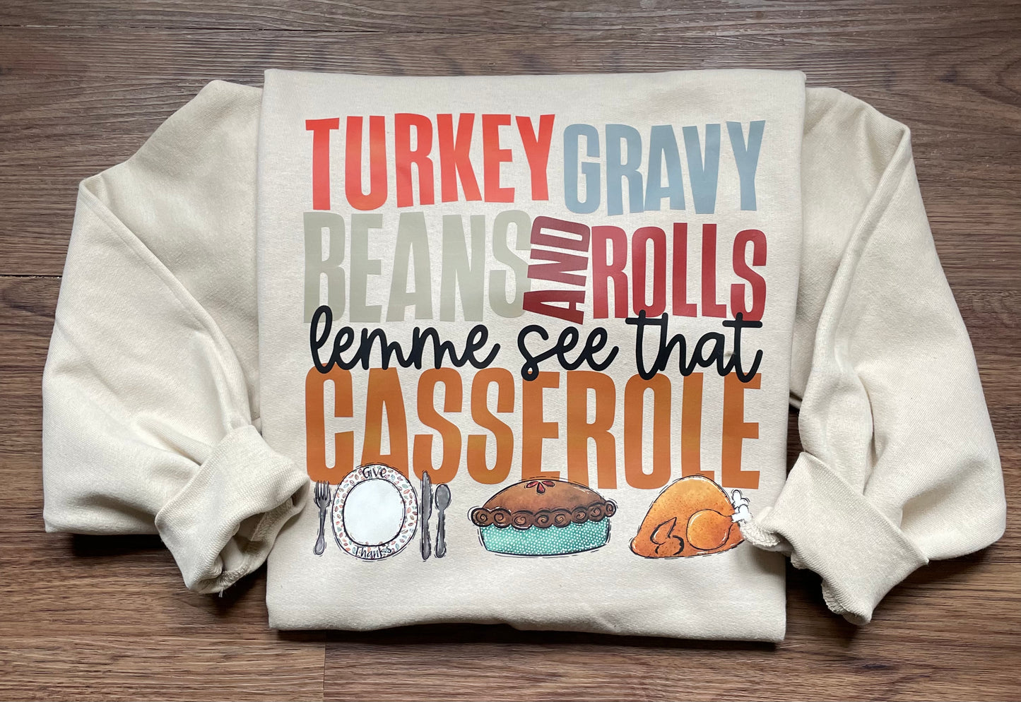 Creme Turkey Crewneck